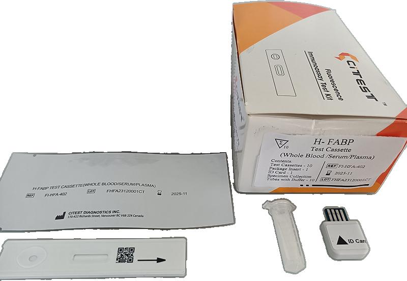 Тест касета для виявлення H-FABP ( Citest, кат.ном.VT-FI-HFA-402)